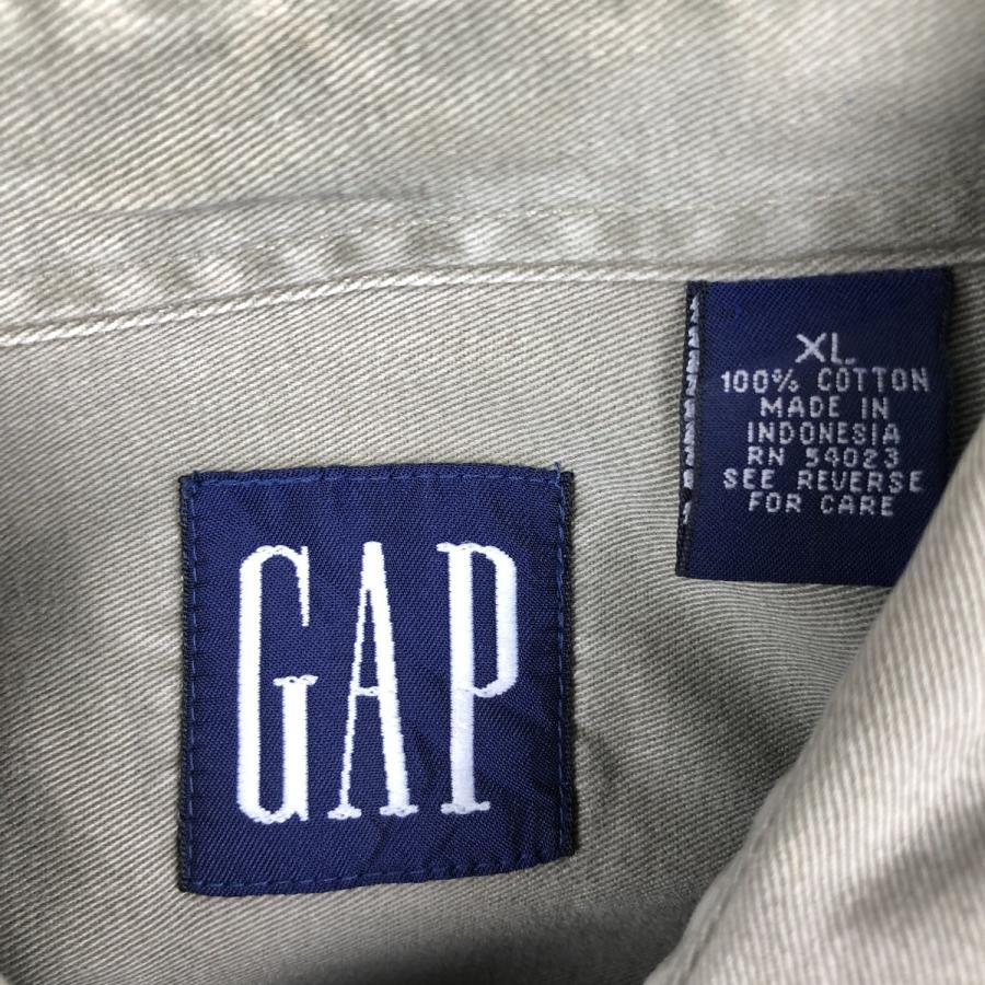 GAP（ギャップ） 古着 90年代 オールドギャップ 長袖 コットンシャツ