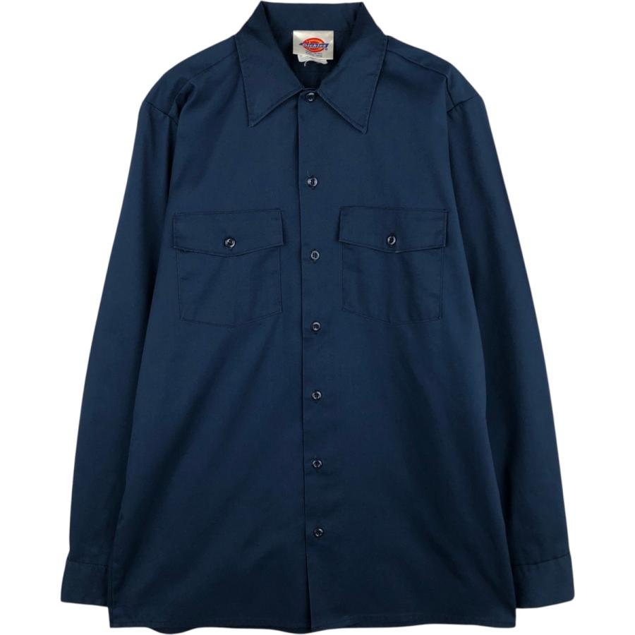 Dickies（ディッキーズ） 古着 80~90年代 長袖 ワークシャツ USA製