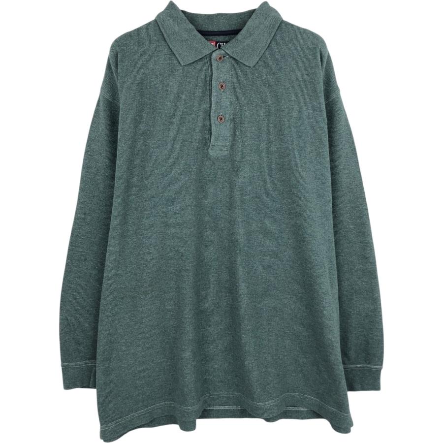 古着 ラルフローレン Ralph Lauren CHAPS チャップス 長袖 ポロシャツ