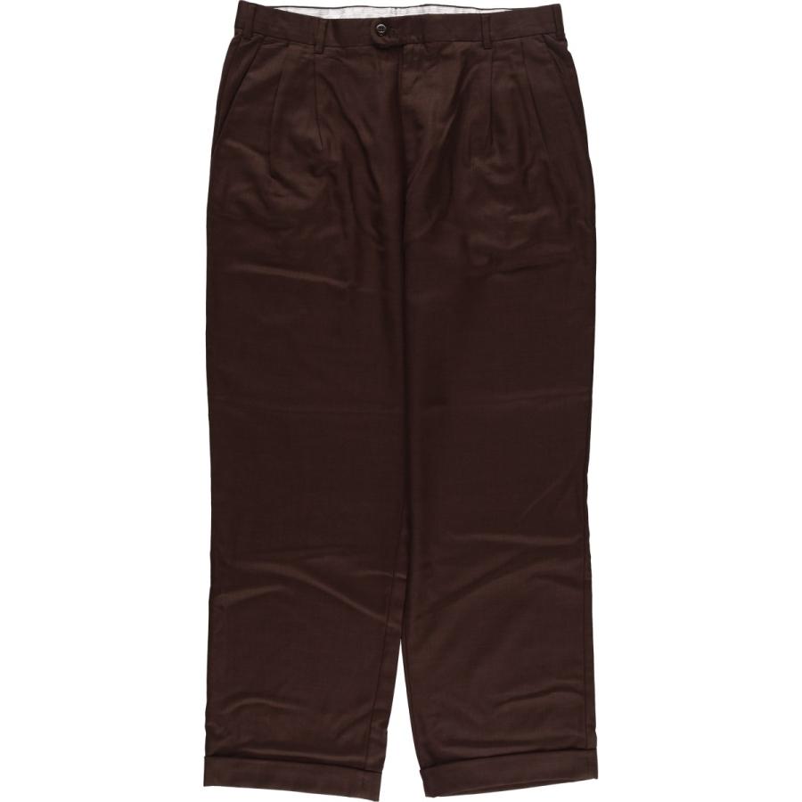 古着 Zanella NORDSTROM ツータック ウールパンツ スラックス