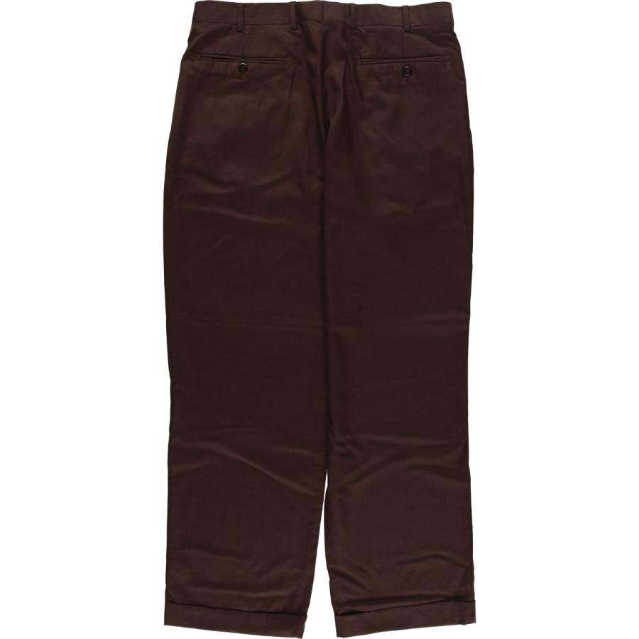 古着 Zanella NORDSTROM ツータック ウールパンツ スラックス
