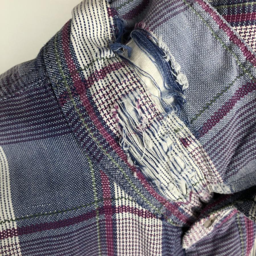 Eddie Bauer（エディーバウアー） 古着 80年代 黒タグ 半袖 チェック