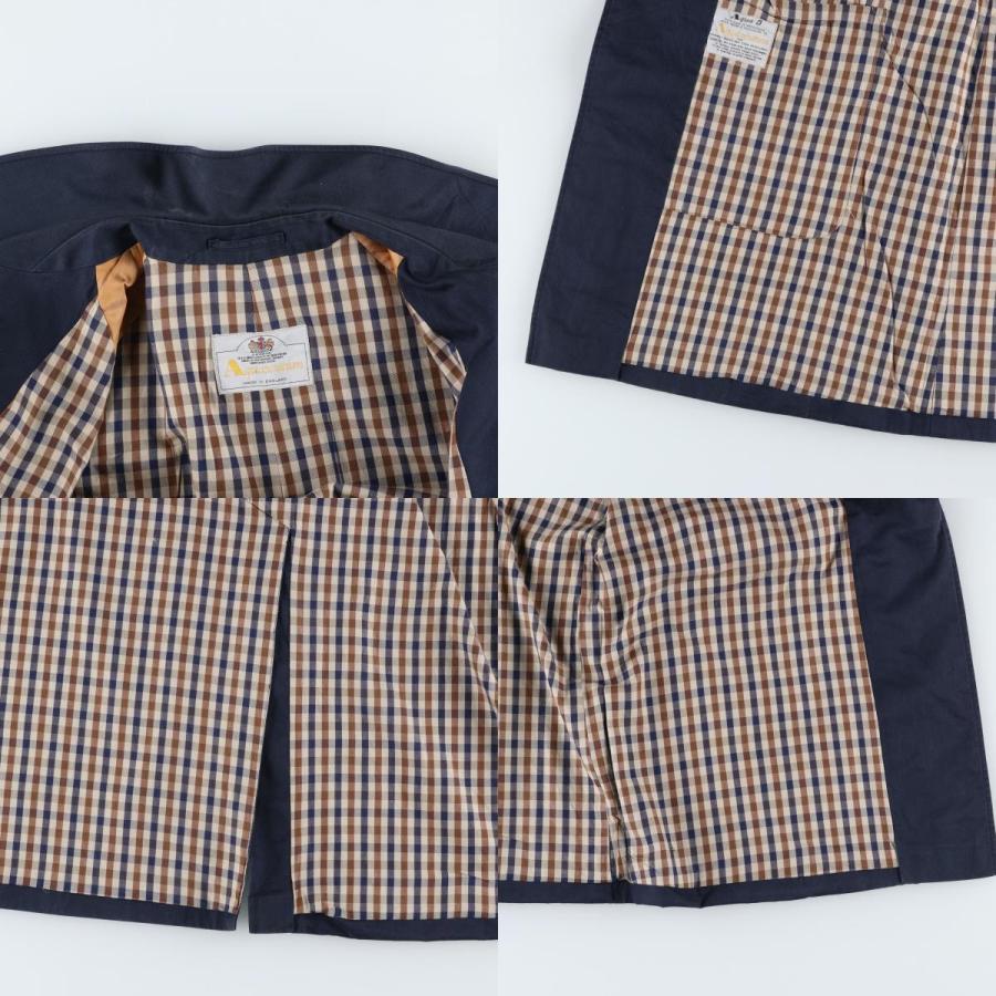 【古着/希少】Aquascutum Aqua5 トレンチコート 英国製 ロング丈 Aquascutum（アクアスキュータム） 古着 Aquascutum AQUA5 トレンチ