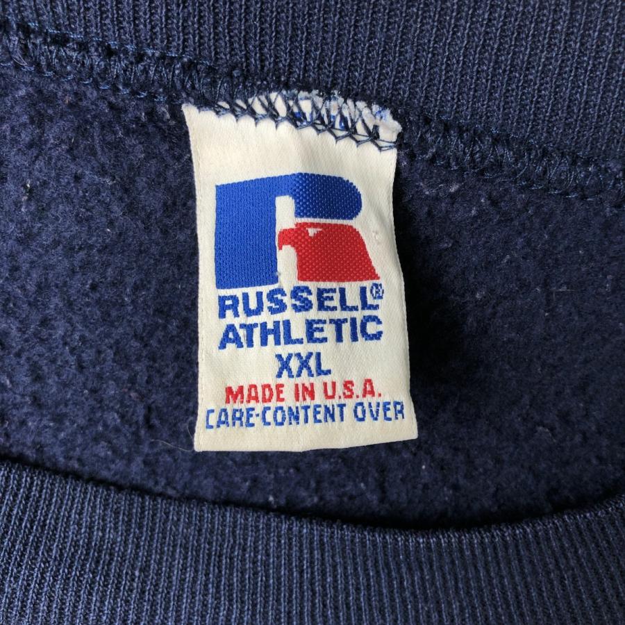 古着 90年代 ラッセル Russell ATHLETIC ロゴパッチ スウェットシャツ