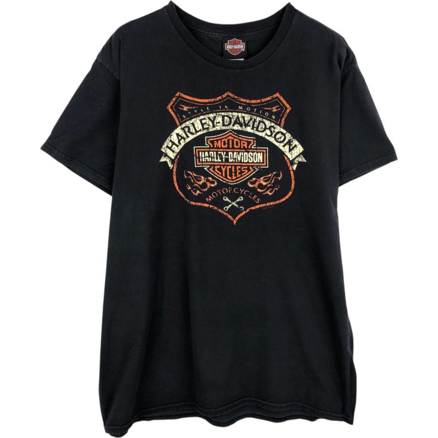 古着 ハーレーダビッドソン Harley-Davidson モーターサイクル バイクT