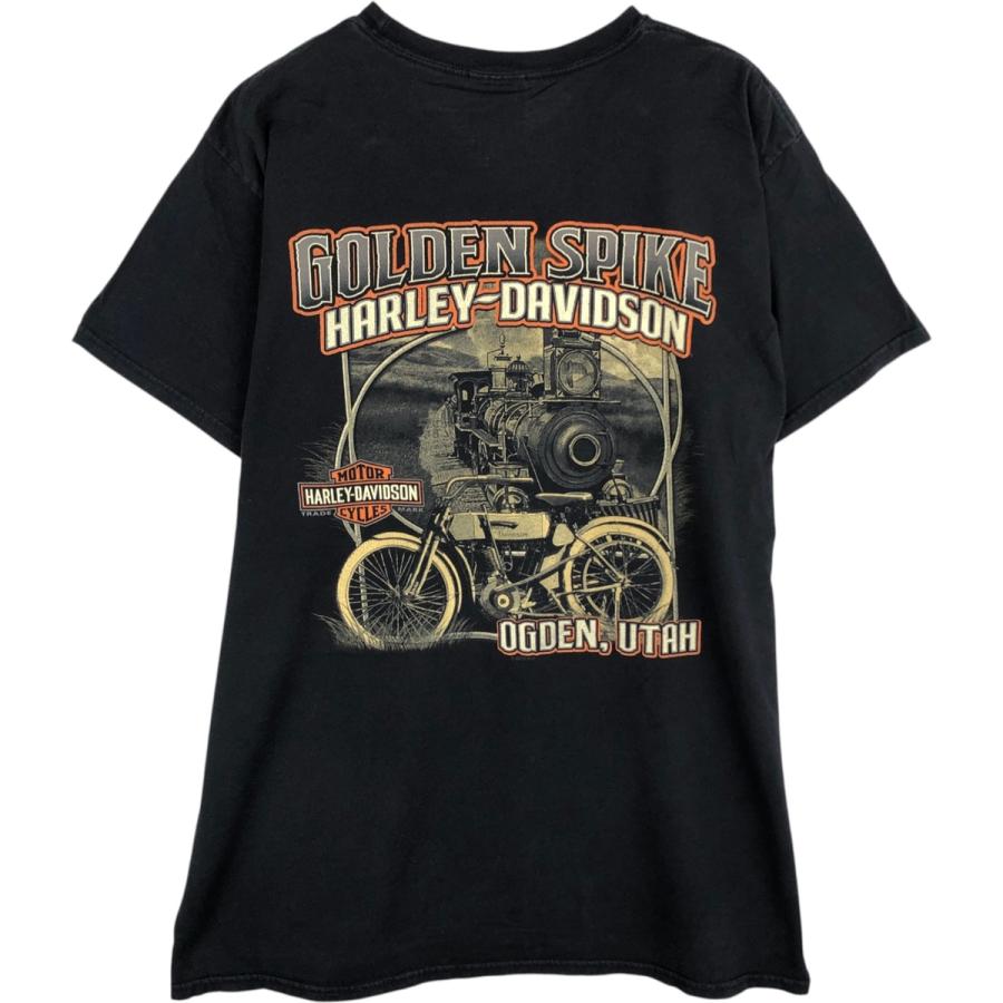 Harley Davidson Tシャシ 古着 ハーレーダビッドソン Harley-Davidson モーターサイクル バイクT
