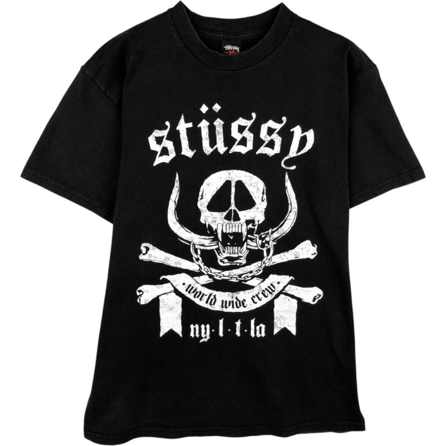 STUSSY（ステューシー） 古着 ドクロ柄 スカル柄 サーフ スケートT