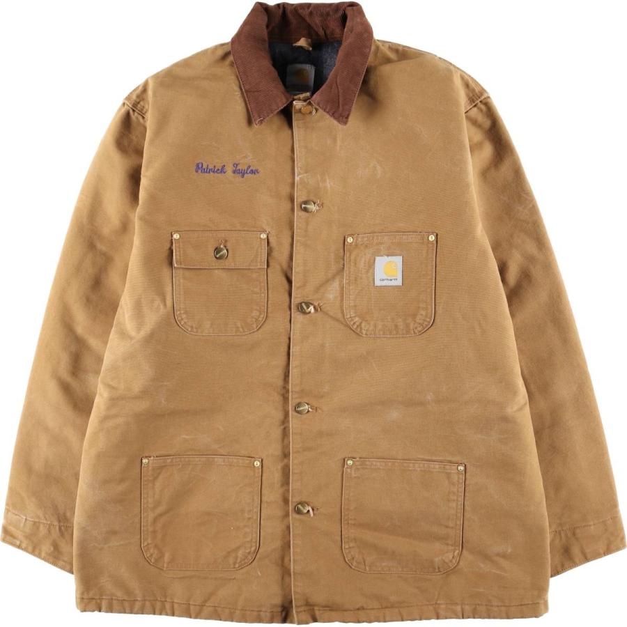 t*w様 carhartt カーハート ミシガンチョアコート　カバーオールダック Carhartt（カーハート） 古着 ミシガンチョアコート 中綿入り ダック