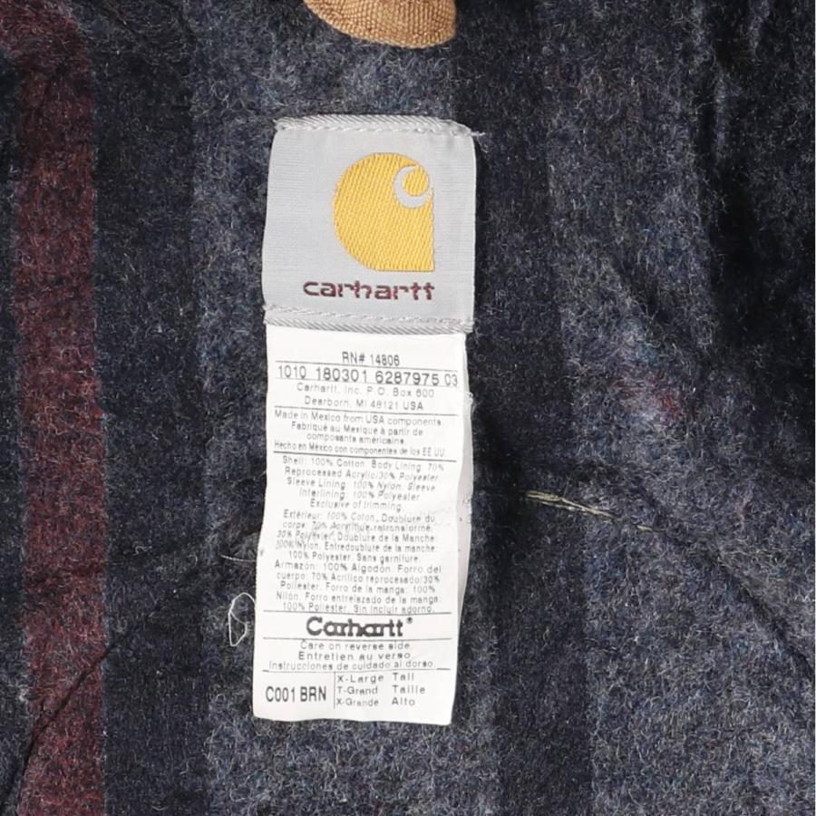 Carhartt（カーハート） 古着 ミシガンチョアコート 中綿入り ダック