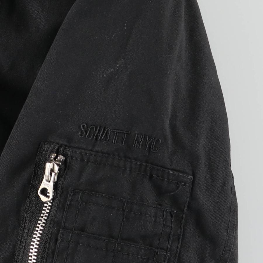 古着 民間品 ショット SCHOTT TYPE-U 中綿入り ミリタリー フライトジャケット メンズXXL相当/eaa626273 Schott N.Y.C（ショット） 古着 民間品 SCHOTT TYPE-U 中綿入り