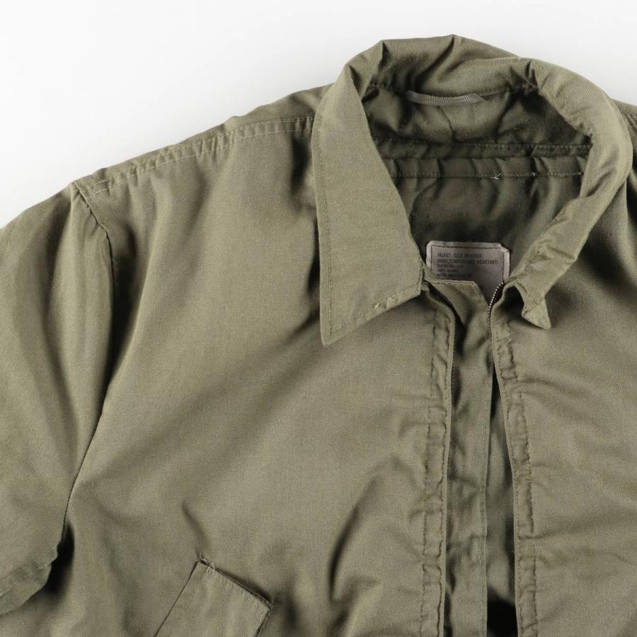 古着 80年代 米軍実品 CVCコールドウェザージャケット ミリタリー タンカースジャケット USA製 メンズL相当 ヴィンテージ/eaa626275 古着 80年代 米軍実品 CVCコールドウェザージャケット ミリタリー