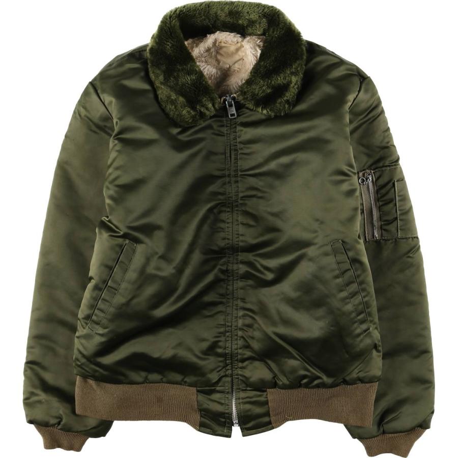 古着 60~70年代 民間品 中綿入り ミリタリー フライトジャケット メンズL相当 ヴィンテージ/eaa626277 古着 60~70年代 民間品 中綿入り ミリタリー フライトジャケット