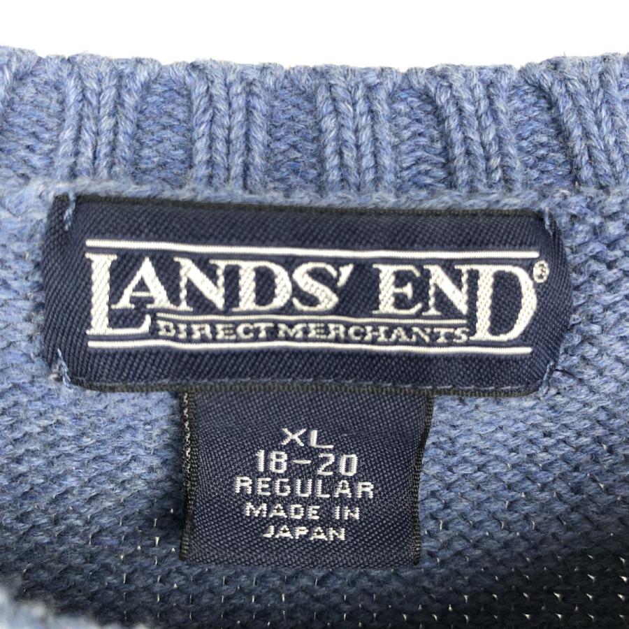 古着 00年代 ランズエンド LANDS' END コットンニットセーター レディースXL相当/eaa626283 古着 00年代 ランズエンド LANDS' END コットンニットセーター