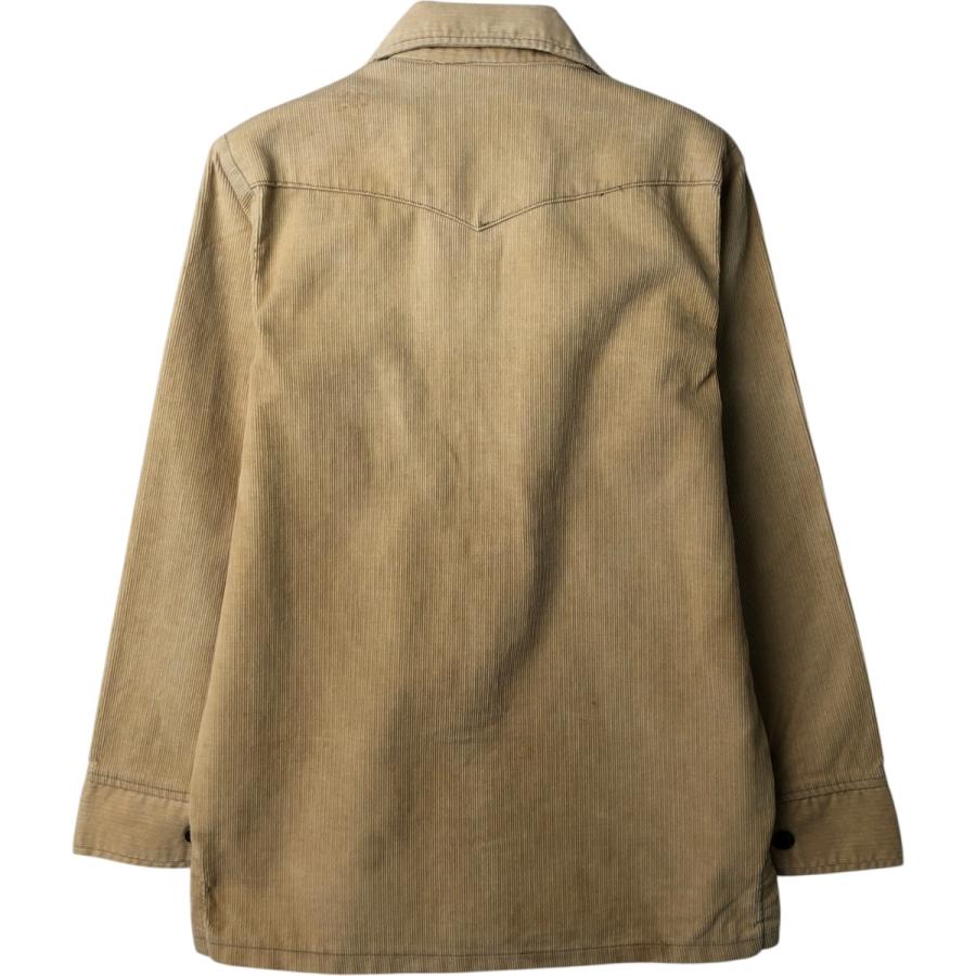古着 70年代 リーバイス Levi's オープンカラー 長袖 コーデュロイシャツ ボックスシャツ レディースM相当/eaa626299 Levi's（リーバイス） 古着 70年代 オープンカラー 長袖 コーデュロイ