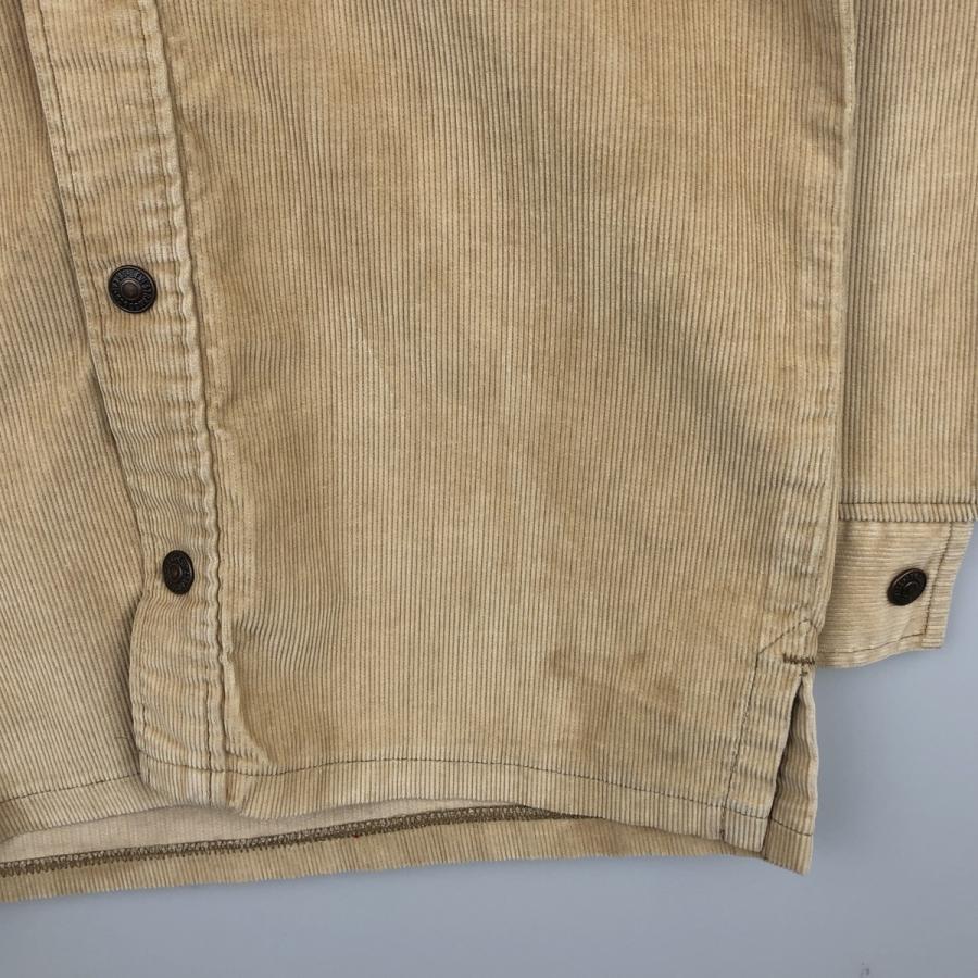 古着 70年代 リーバイス Levi's オープンカラー 長袖 コーデュロイシャツ ボックスシャツ レディースM相当/eaa626299 Levi's（リーバイス） 古着 70年代 オープンカラー 長袖 コーデュロイ