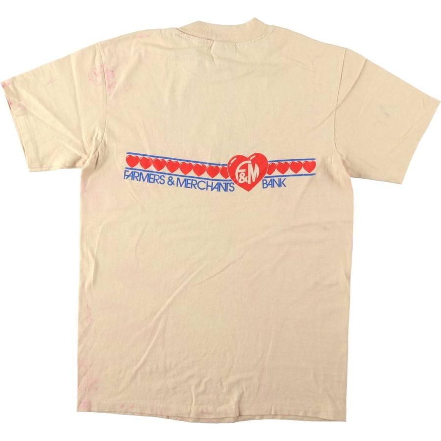 Hanes（ヘインズ） 古着 80年代 Hanes BEEFY-T オレンジタグ プリントT