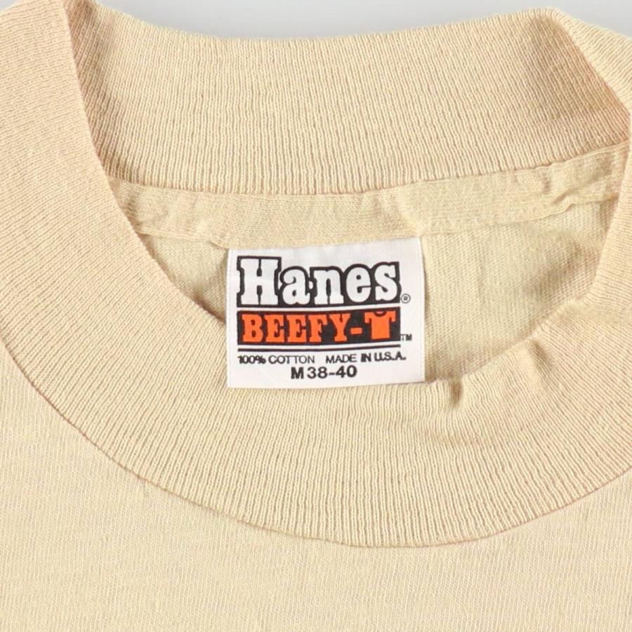 Hanes（ヘインズ） 古着 80年代 Hanes BEEFY-T オレンジタグ プリントT