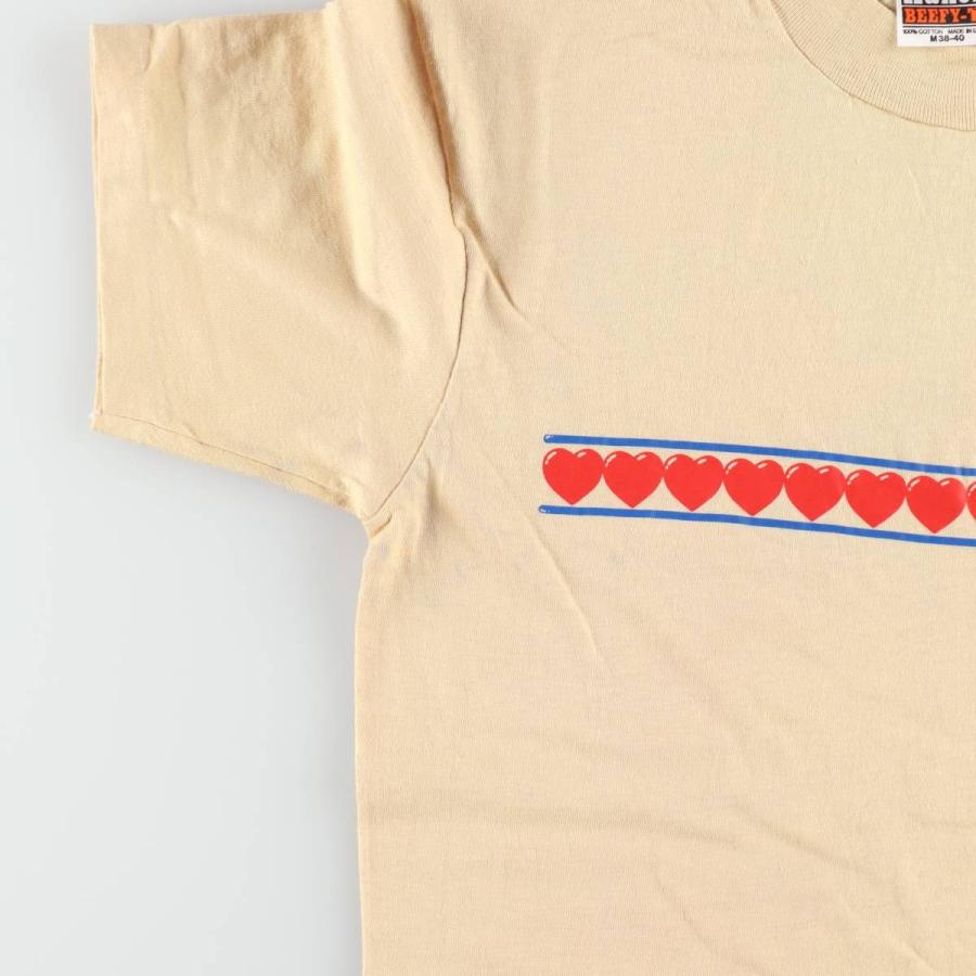 Hanes（ヘインズ） 古着 80年代 Hanes BEEFY-T オレンジタグ プリントT