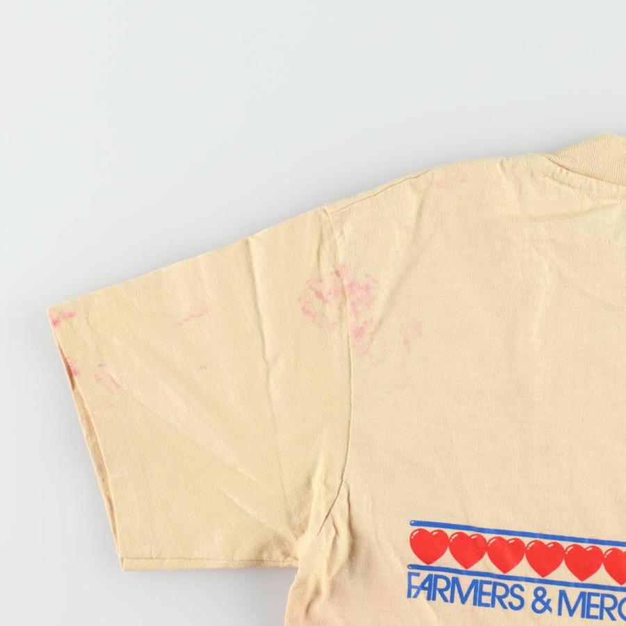 Hanes（ヘインズ） 古着 80年代 Hanes BEEFY-T オレンジタグ プリントT