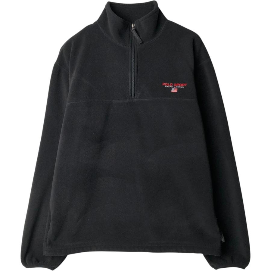 古着 90年代 ラルフローレン POLO SPORT ポロスポーツ ハーフジップ 