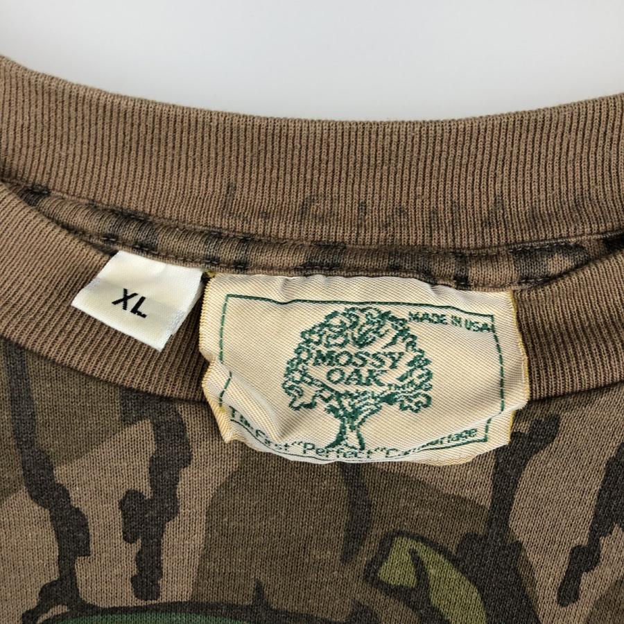 古着 90年代 MOSSY OAK リアルツリーカモ ロングTシャツ ロンT USA製 