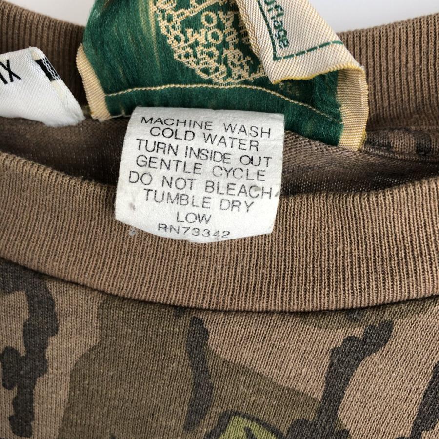 古着 90年代 MOSSY OAK リアルツリーカモ ロングTシャツ ロンT USA製