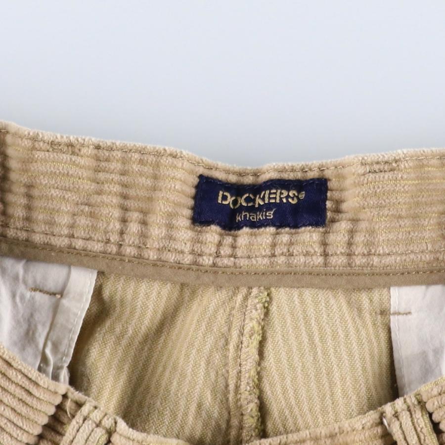 古着 90年代 ドッカーズ DOCKERS khakis LOOSE FIT 太畝 ツータック