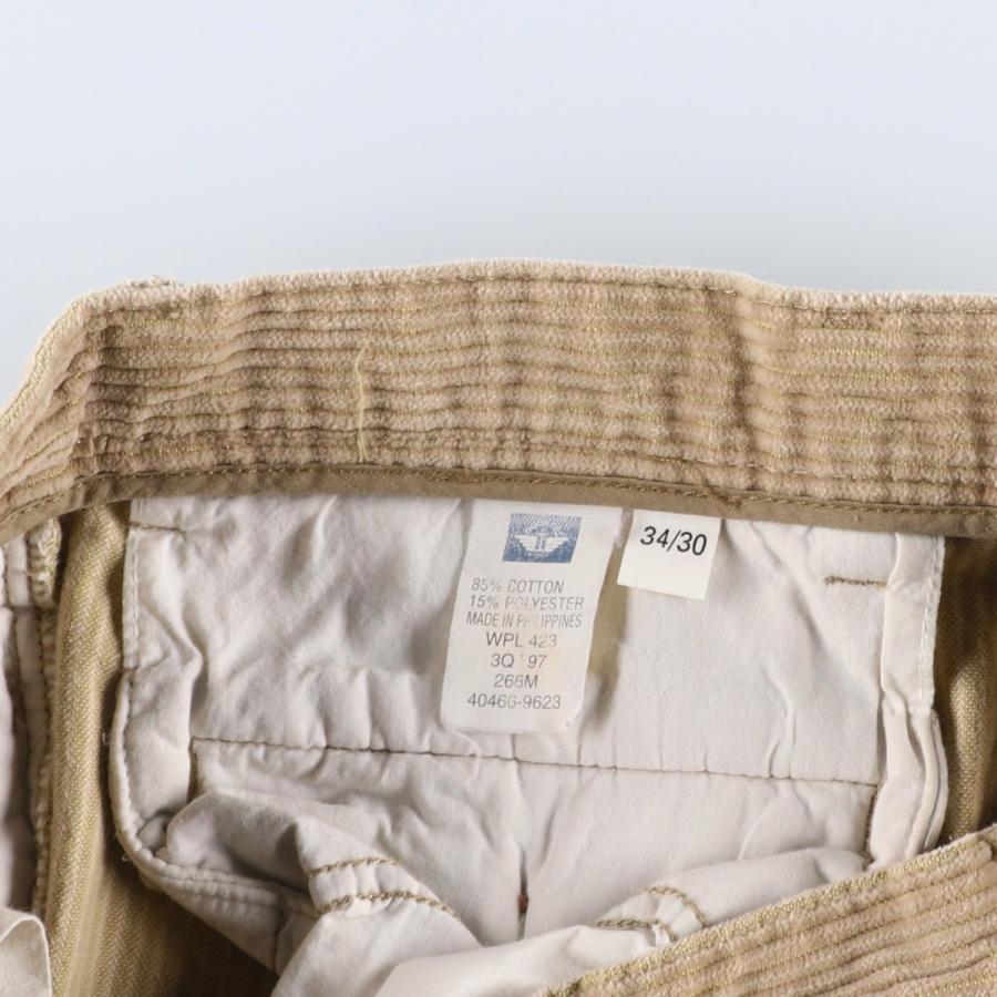 古着 90年代 ドッカーズ DOCKERS khakis LOOSE FIT 太畝 ツータック