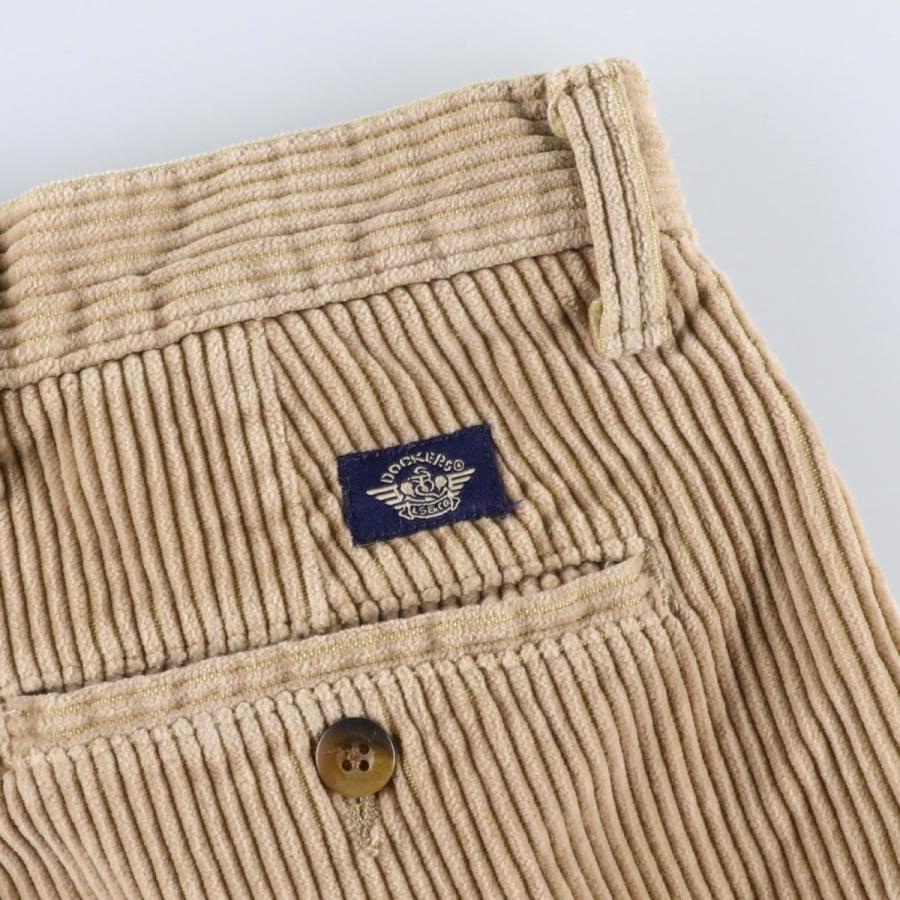 古着 90年代 ドッカーズ DOCKERS khakis LOOSE FIT 太畝 ツータック