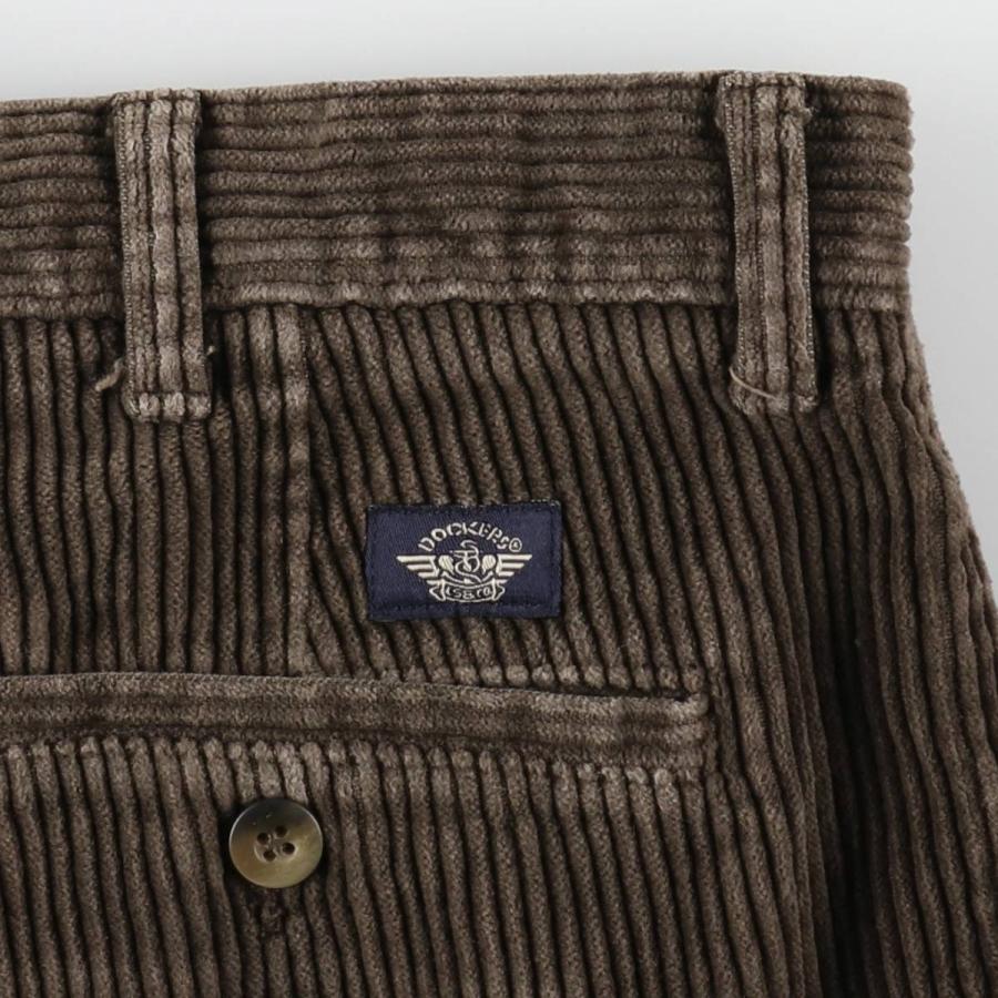 古着 ドッカーズ DOCKERS khakis ツータック コーデュロイパンツ