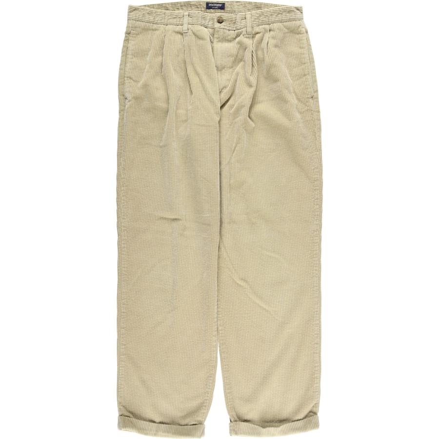 古着 ドッカーズ DOCKERS khakis ツータック 太畝 コーデュロイパンツ メンズw35相当/eaa627276 古着 ドッカーズ DOCKERS khakis ツータック 太畝 コーデュロイパンツ