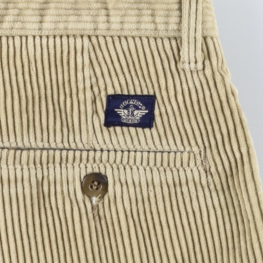 古着 ドッカーズ DOCKERS khakis ツータック 太畝 コーデュロイパンツ メンズw35相当/eaa627276 古着 ドッカーズ DOCKERS khakis ツータック 太畝 コーデュロイパンツ