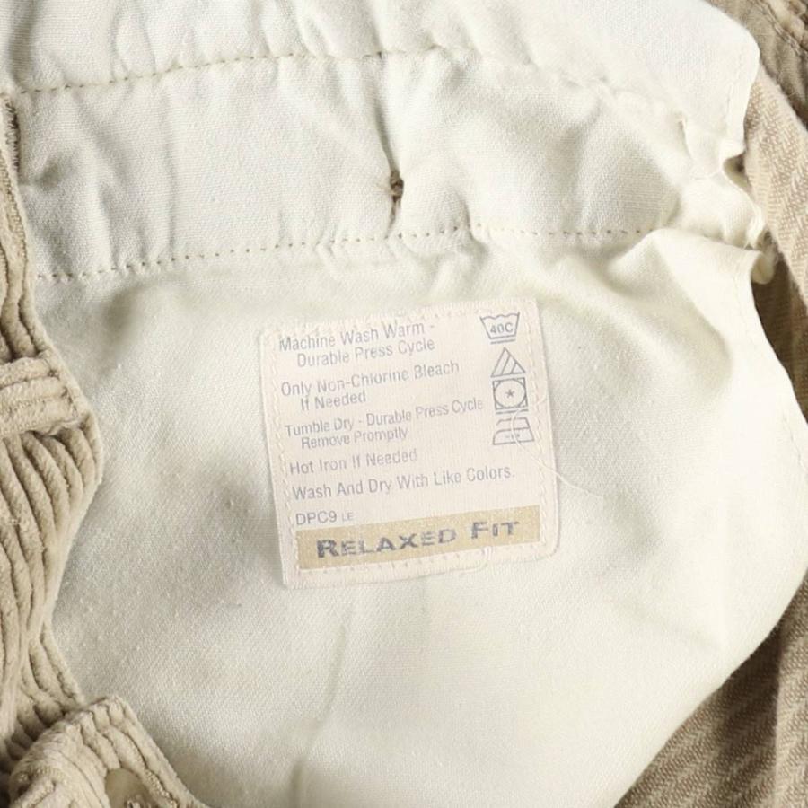古着 ドッカーズ DOCKERS khakis ツータック 太畝 コーデュロイパンツ
