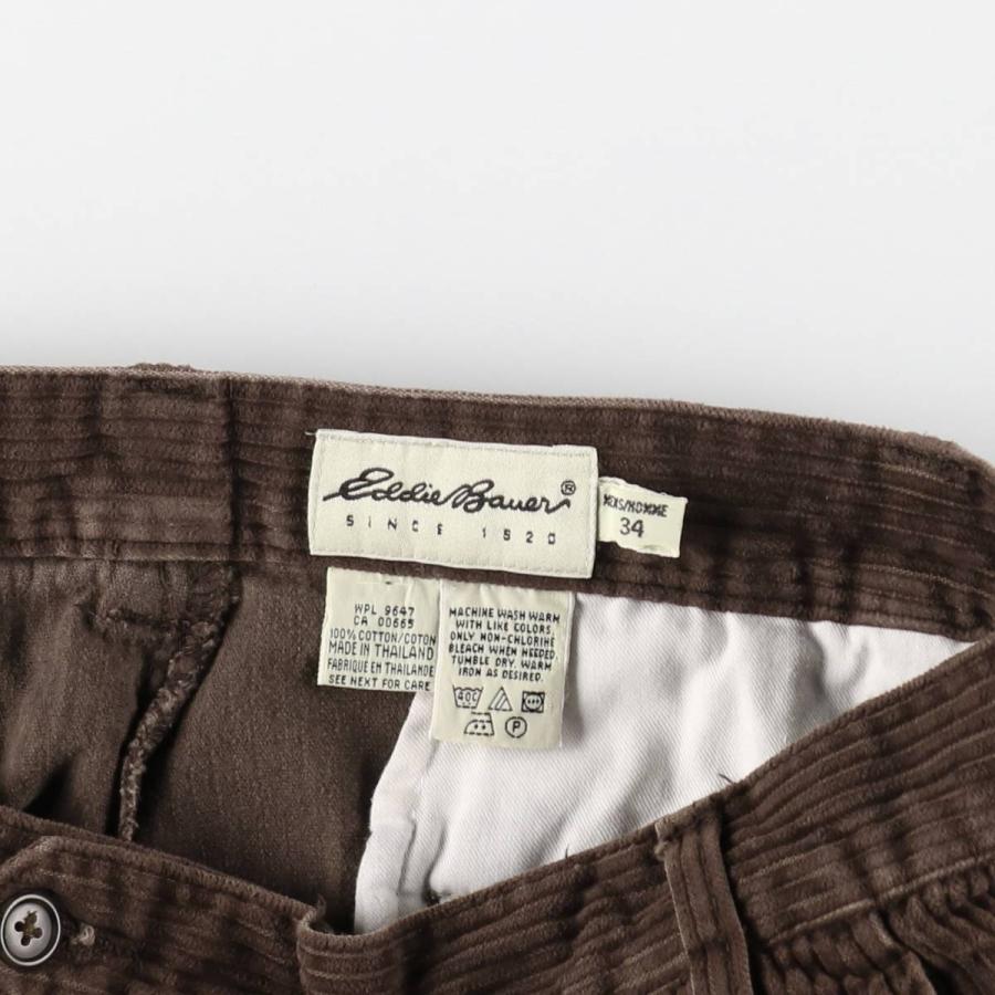 Eddie Bauer（エディーバウアー） 古着 ツータック 太畝 コーデュロイ