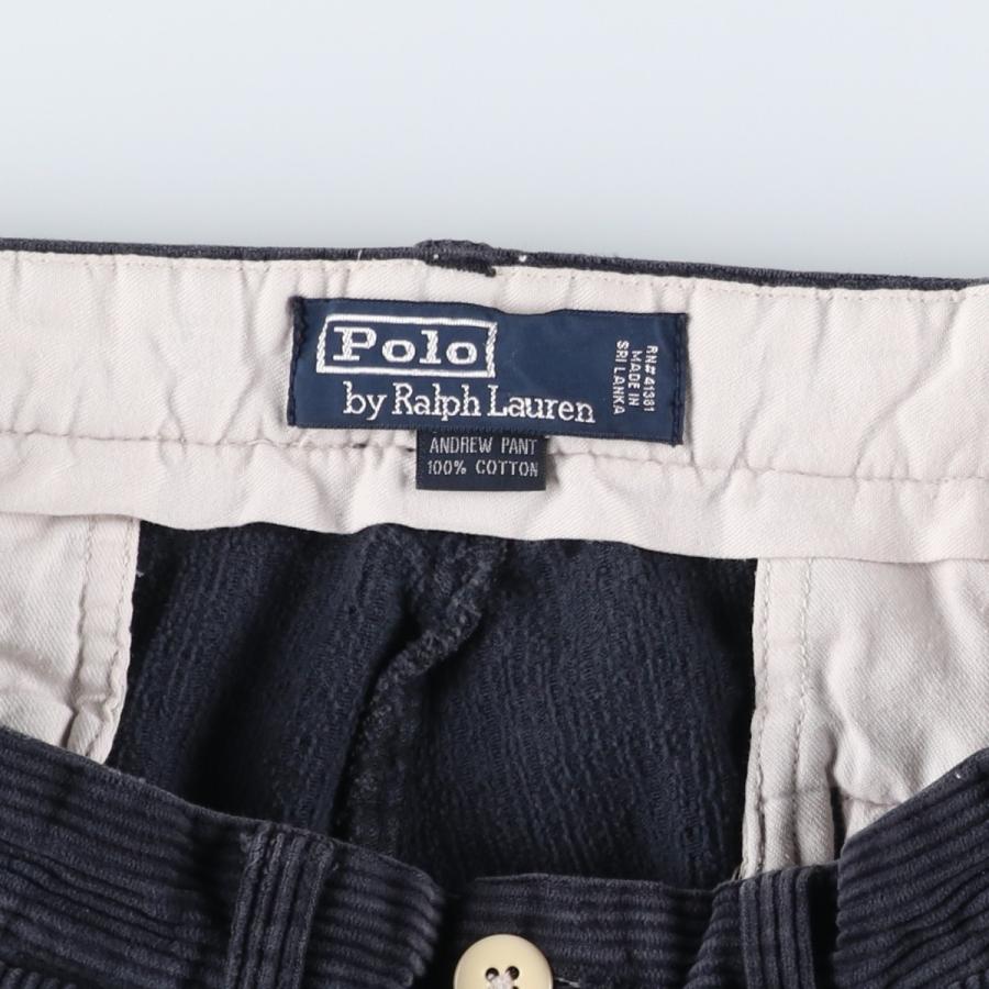 古着 ラルフローレン Ralph Lauren Polo by Ralph Lauren ANDREW PANT ツータック コーデュロイパンツ メンズw34相当/eaa627354 古着 ラルフローレン Ralph Lauren Polo by ANDREW PANT ツータック