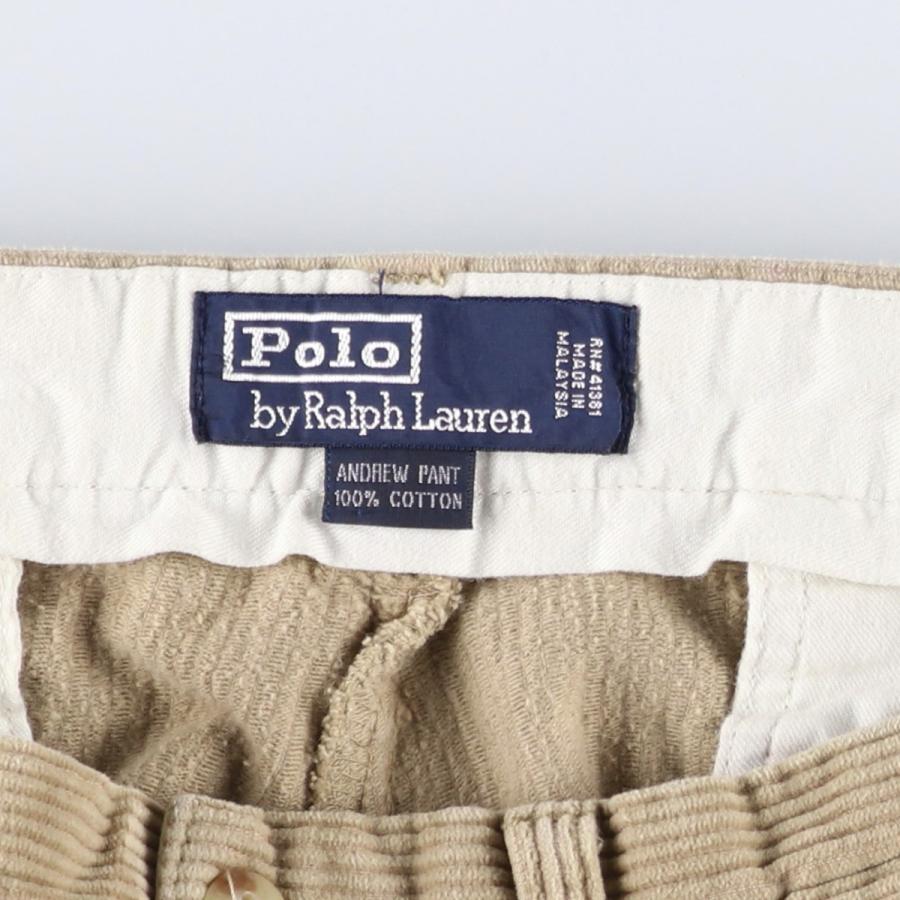 古着 ラルフローレン Ralph Lauren POLO by ANDREW PANT ツータック