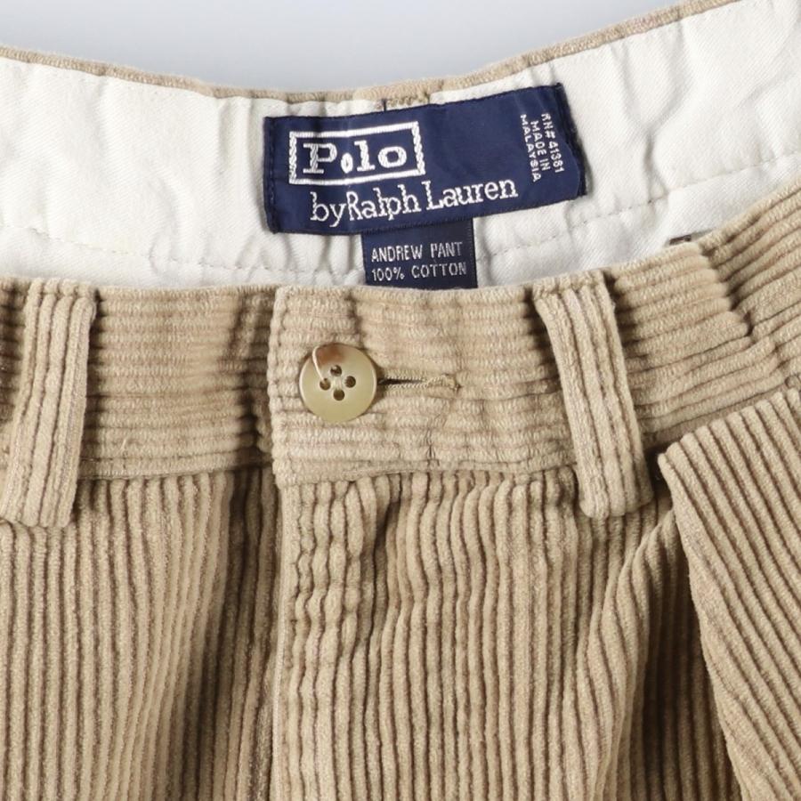 古着 ラルフローレン Ralph Lauren POLO by ANDREW PANT ツータック