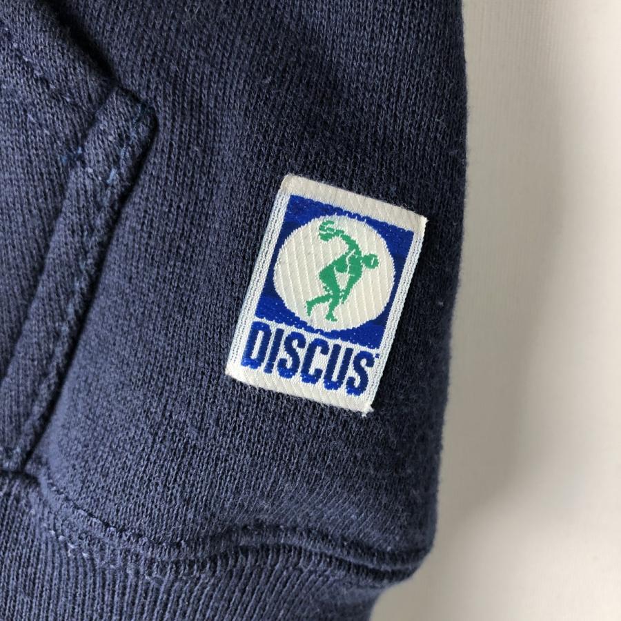 古着 90年代 DISCUS ATHLETIC スウェットフルジップパーカー メンズL