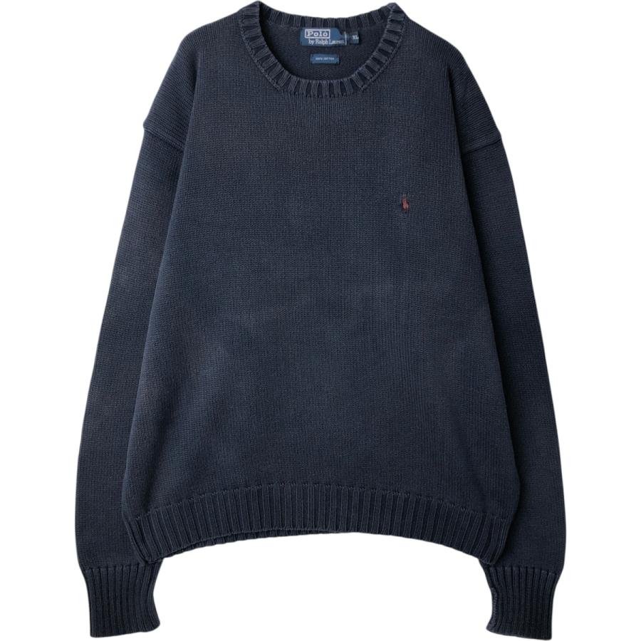 古着 ラルフローレン Ralph Lauren POLO by コットンニットセーター