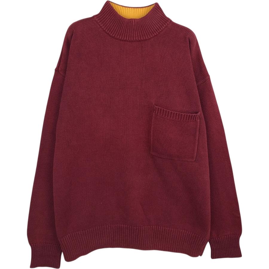 古着 90年代 ギャップ GAP オールドギャップ モックネック コットンニットセーター メンズL相当 ヴィンテージ/eaa627464 GAP（ギャップ） 古着 90年代 オールドギャップ モックネック コットン