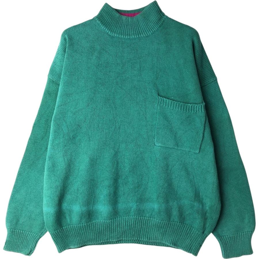 古着 ギャップ GAP ハイネック コットンニットセーター メンズL相当/eaa627465 GAP（ギャップ） 古着 ハイネック コットンニットセーター メンズL相当