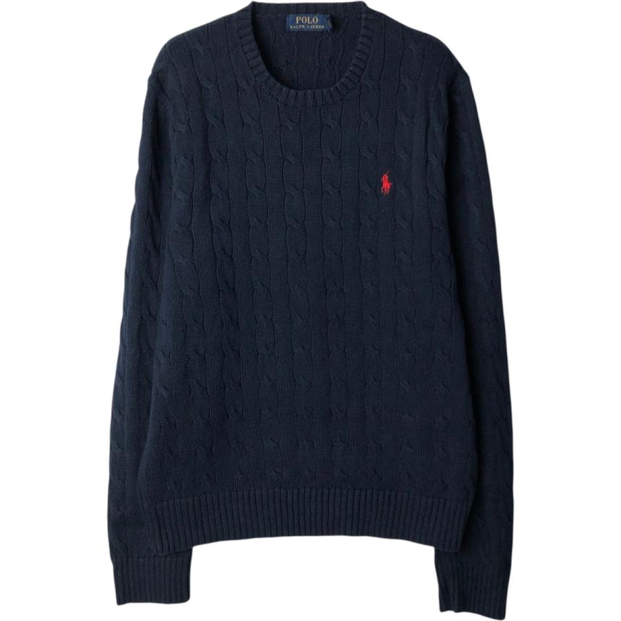 古着 ラルフローレン Ralph Lauren POLO RALPH LAUREN ケーブル編み