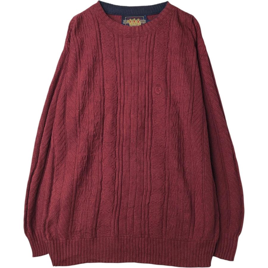 古着 80年代 ラルフローレン Ralph Lauren CHAPS チャップス コットンニットセーター USA製 メンズXL相当 ヴィンテージ/eaa627501 古着 80年代 ラルフローレン Ralph Lauren CHAPS チャップス コットン