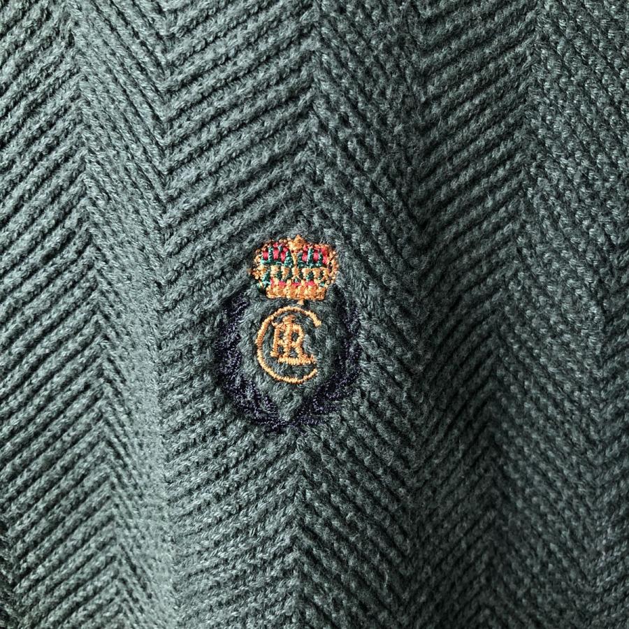 古着 ラルフローレン Ralph Lauren CHAPS チャップス ヘリンボーン コットンニットセーター メンズXL相当/eaa627522 古着 ラルフローレン Ralph Lauren CHAPS チャップス ヘリンボーン