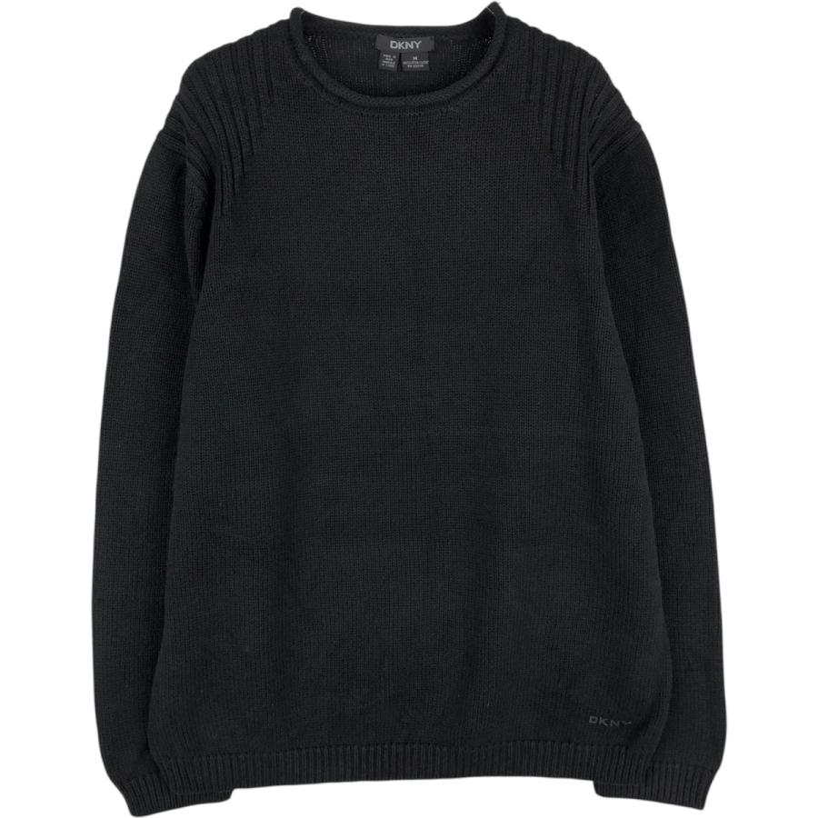古着 ダナキャランニューヨーク DKNY ロールネック コットンニット 