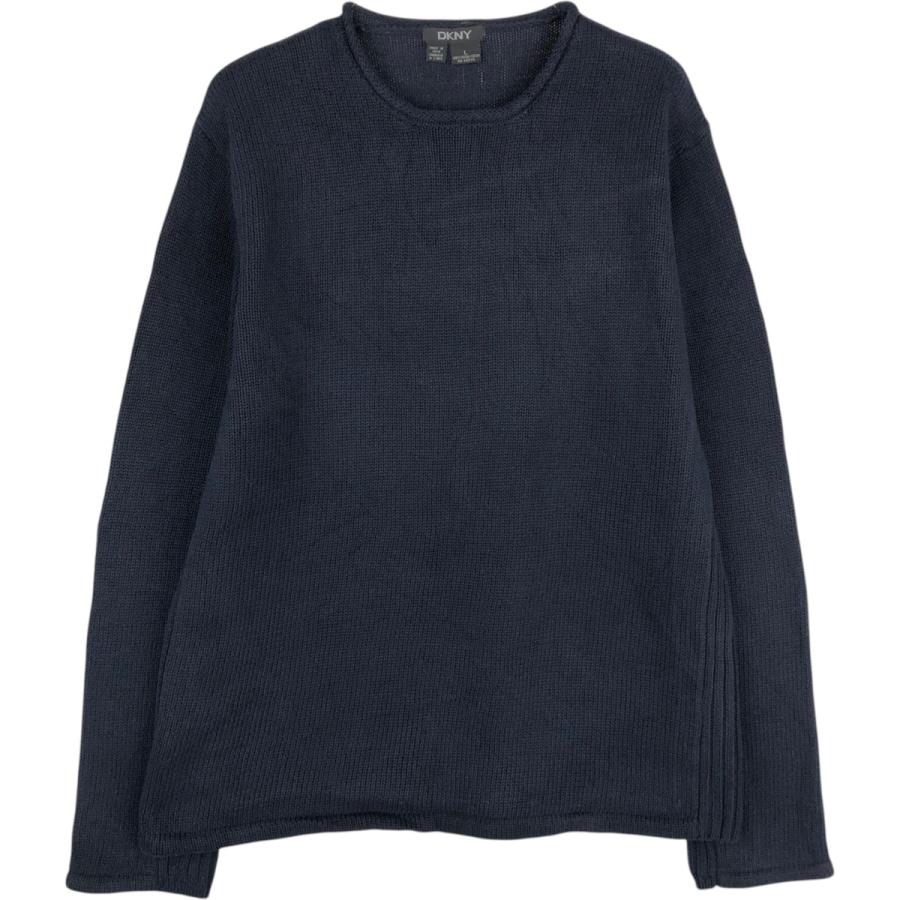 古着 00年代 ダナキャランニューヨーク DKNY ロールネック コットンニットセーター メンズL相当/eaa627554 古着 ダナキャランニューヨーク DKNY ロールネック コットンニット