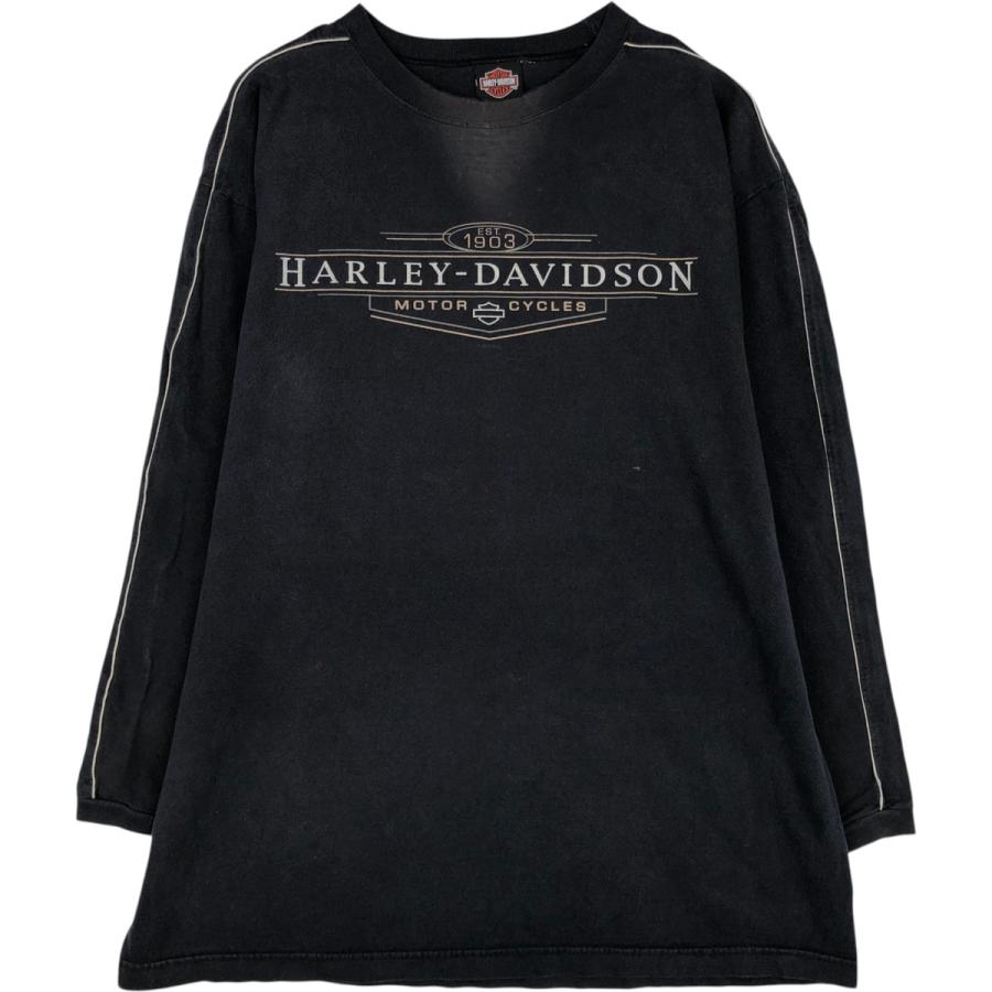 古着 00年代 ハーレーダビッドソン Harley-Davidson ロングTシャツ 