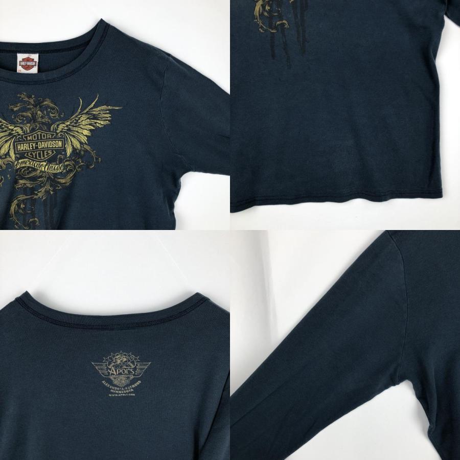 USA製 HARLEY-DAVIDSON ハーレーダビッドソン ロンT M 古着 ハーレーダビッドソン Harley-Davidson ロングTシャツ ロンT USA