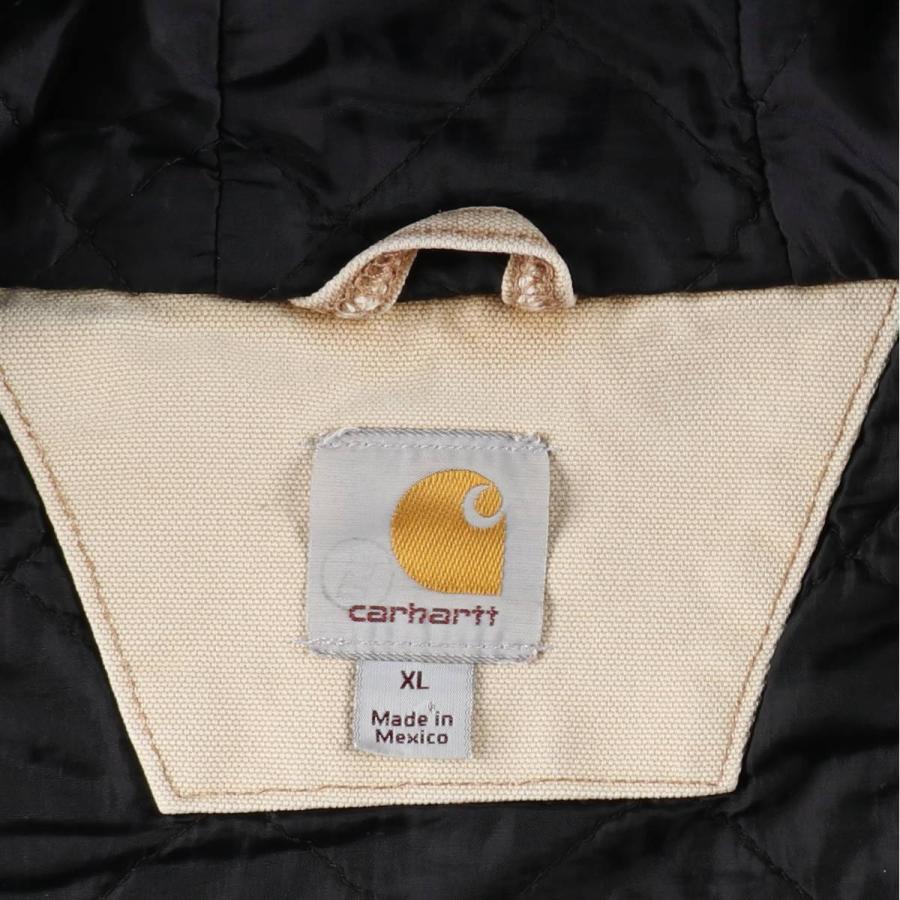 Carhartt（カーハート） 古着 フード付き 中綿入り ダックベスト