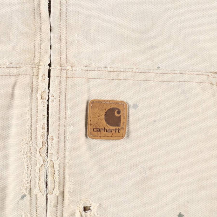 Carhartt（カーハート） 古着 フード付き 中綿入り ダックベスト